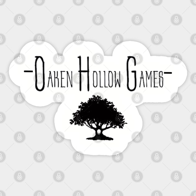Oaken Hollow Tree Sticker by The World of All Hallows' Eve